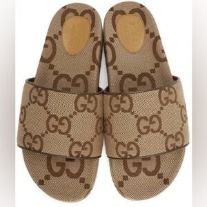 Gucci Canvas Slides - Men